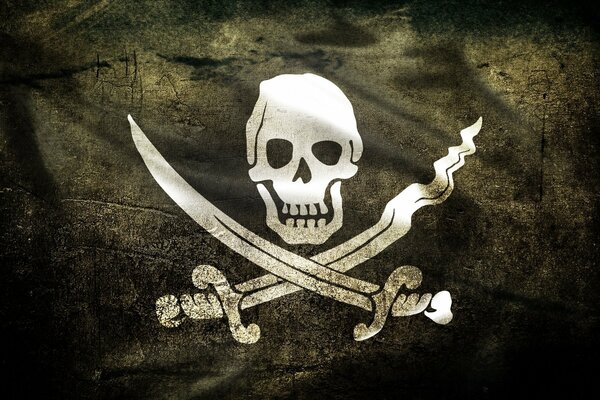 Pirate flag death s head 