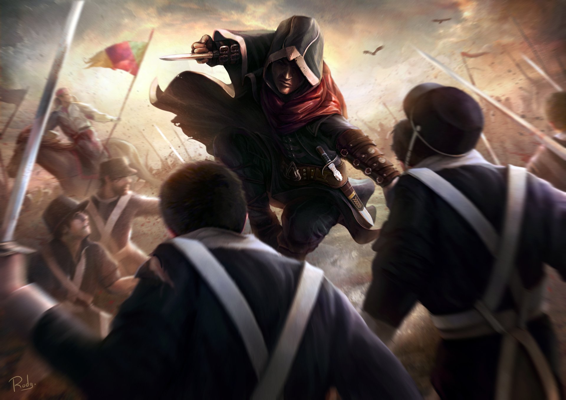 assassin creed assassin soldats guerre