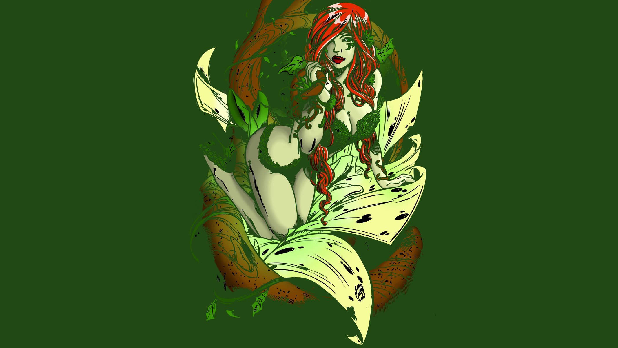 dr pamela lillian ailey art bandes dessinées dc universe poison ivy