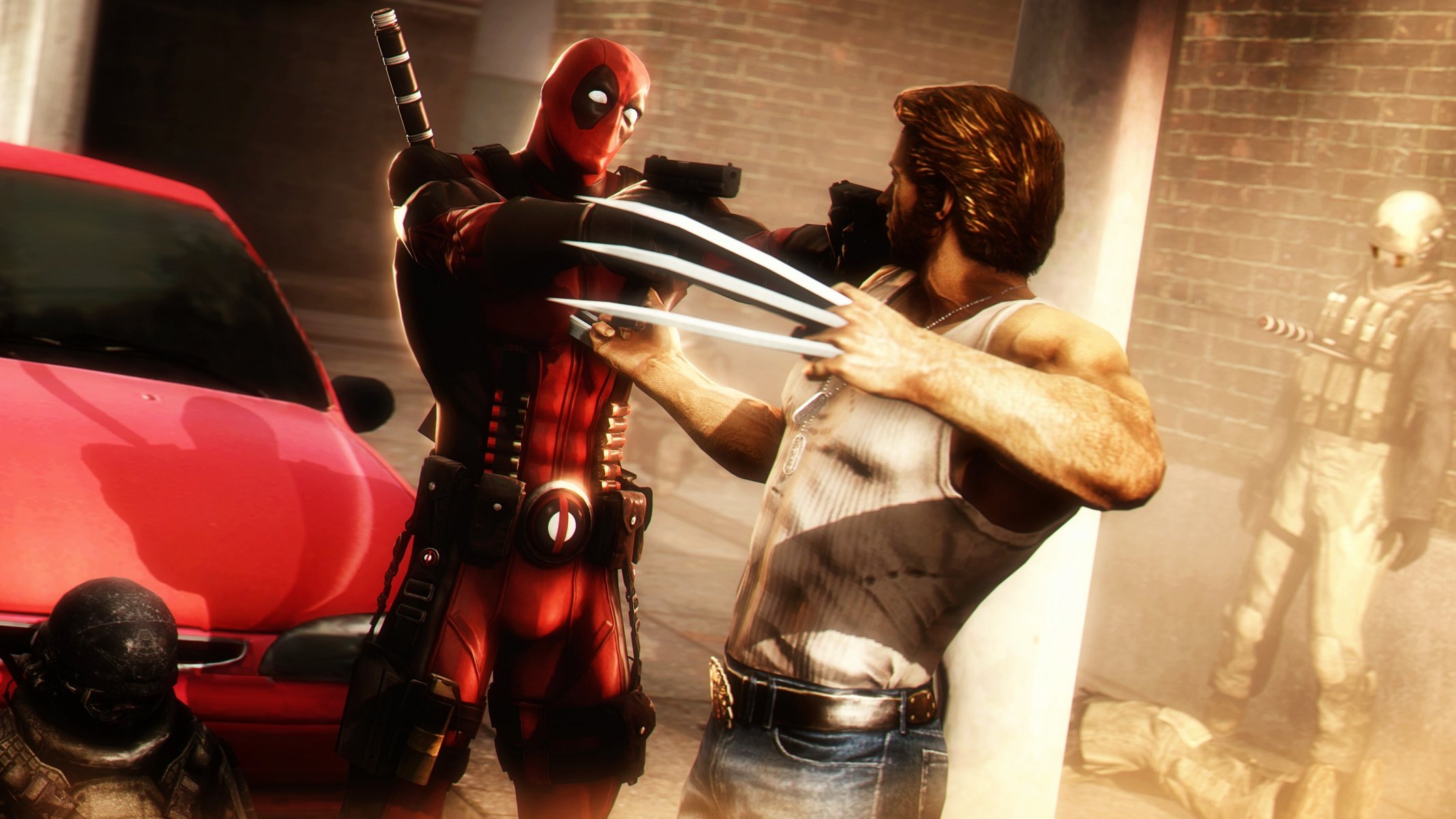 deadpool jeu bandes dessinées wade wilson wolverine logan x-men