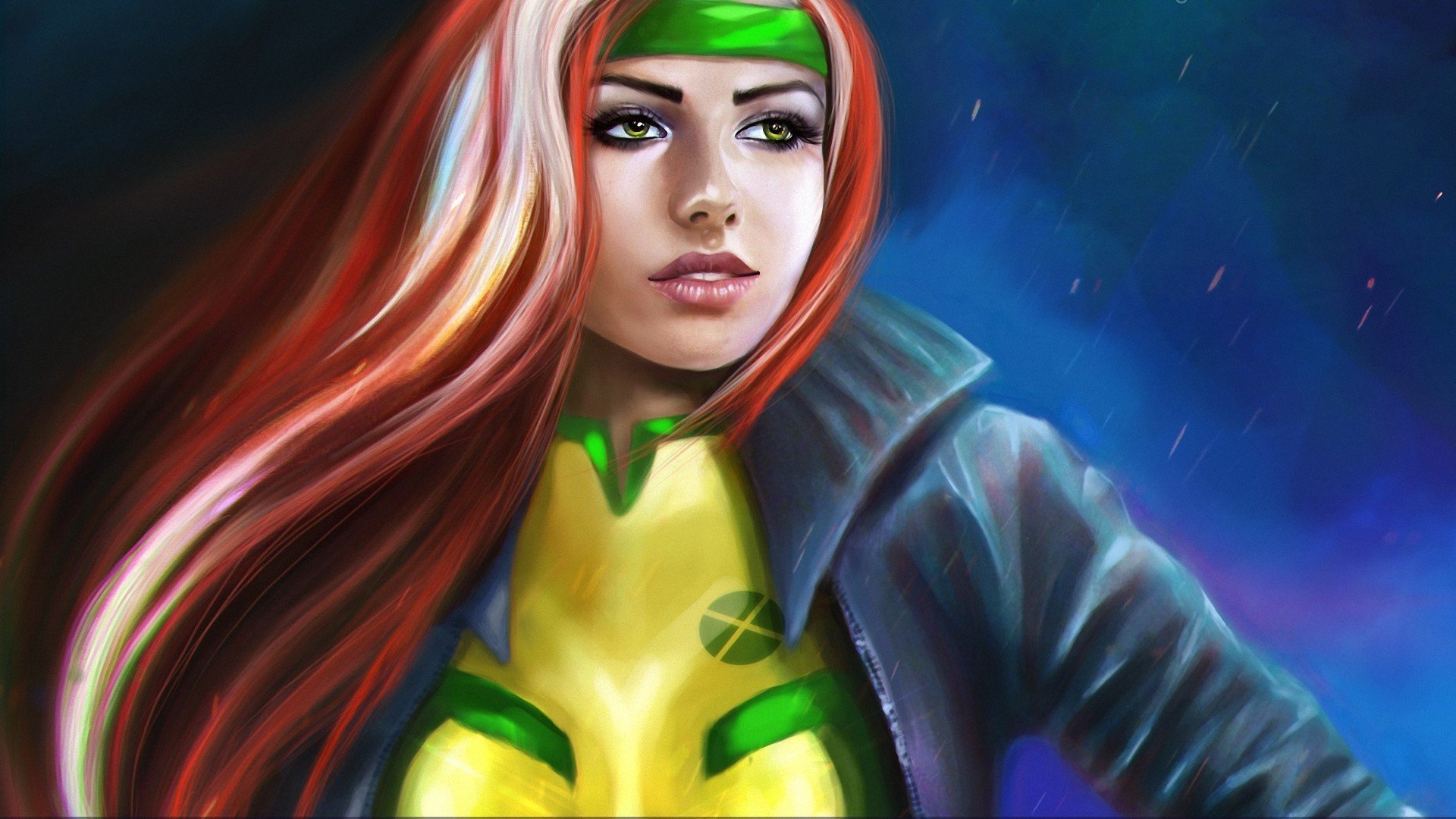 art girl hair face diva rogue marvel