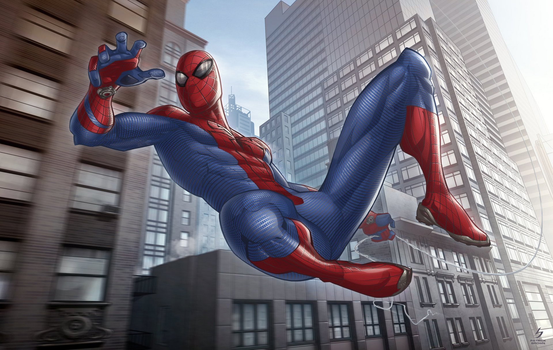 the amazing spider-man fan art patrick brown marvel comic