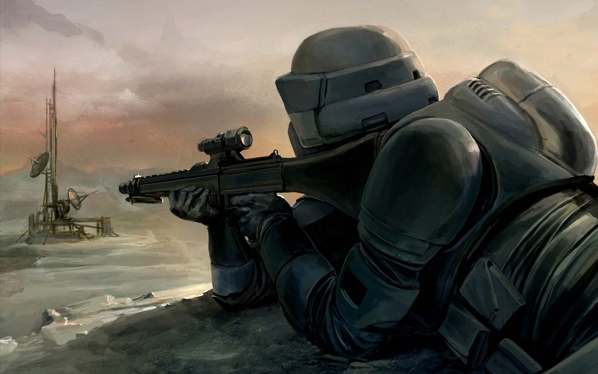 soldat scout sniper star wars art