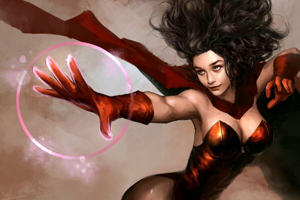 Fantastic girl scarlet witch