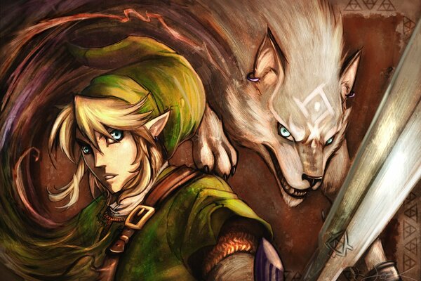 Der Zelda-Elf und der weiße Wolf