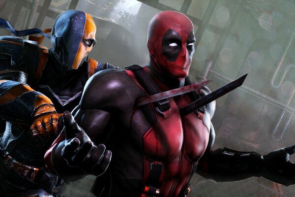 Art Deadpool con lama in tutto e per tutto