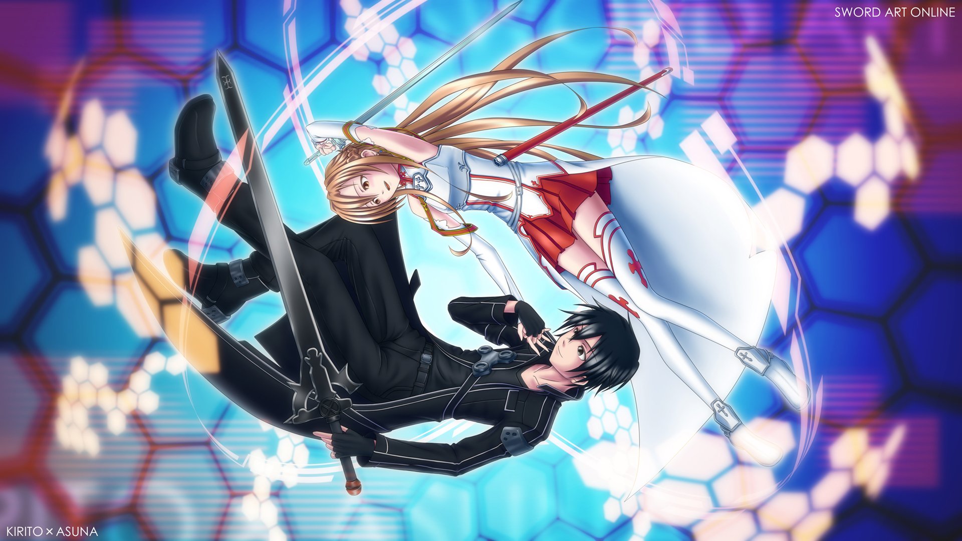 arte rihiten interruttore ragazza yuki asuna fidanzato kirito umore gioia arma spada spada arte online maestro di spada online