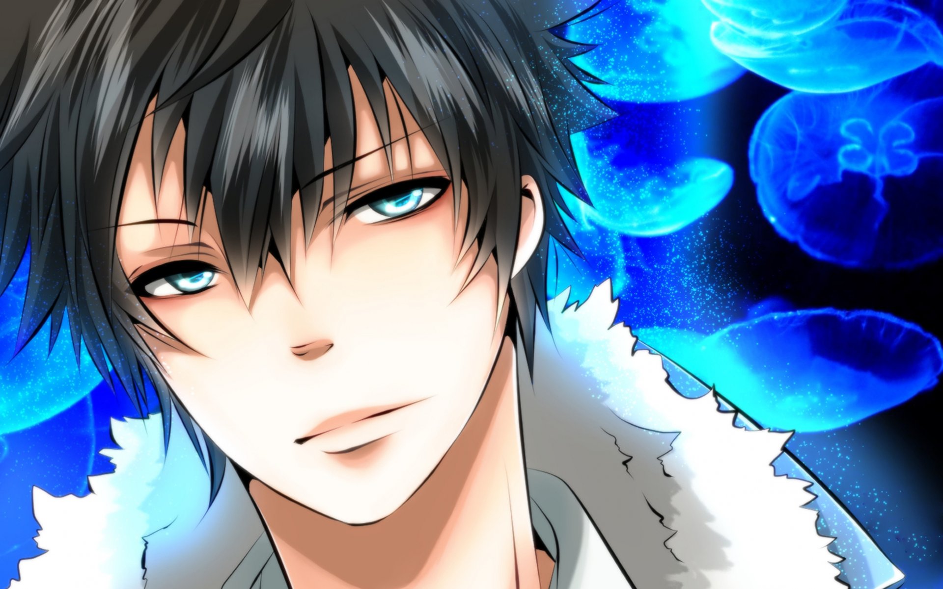 psycho-pass kougami shinya psycho-passport chico piel ojos azules