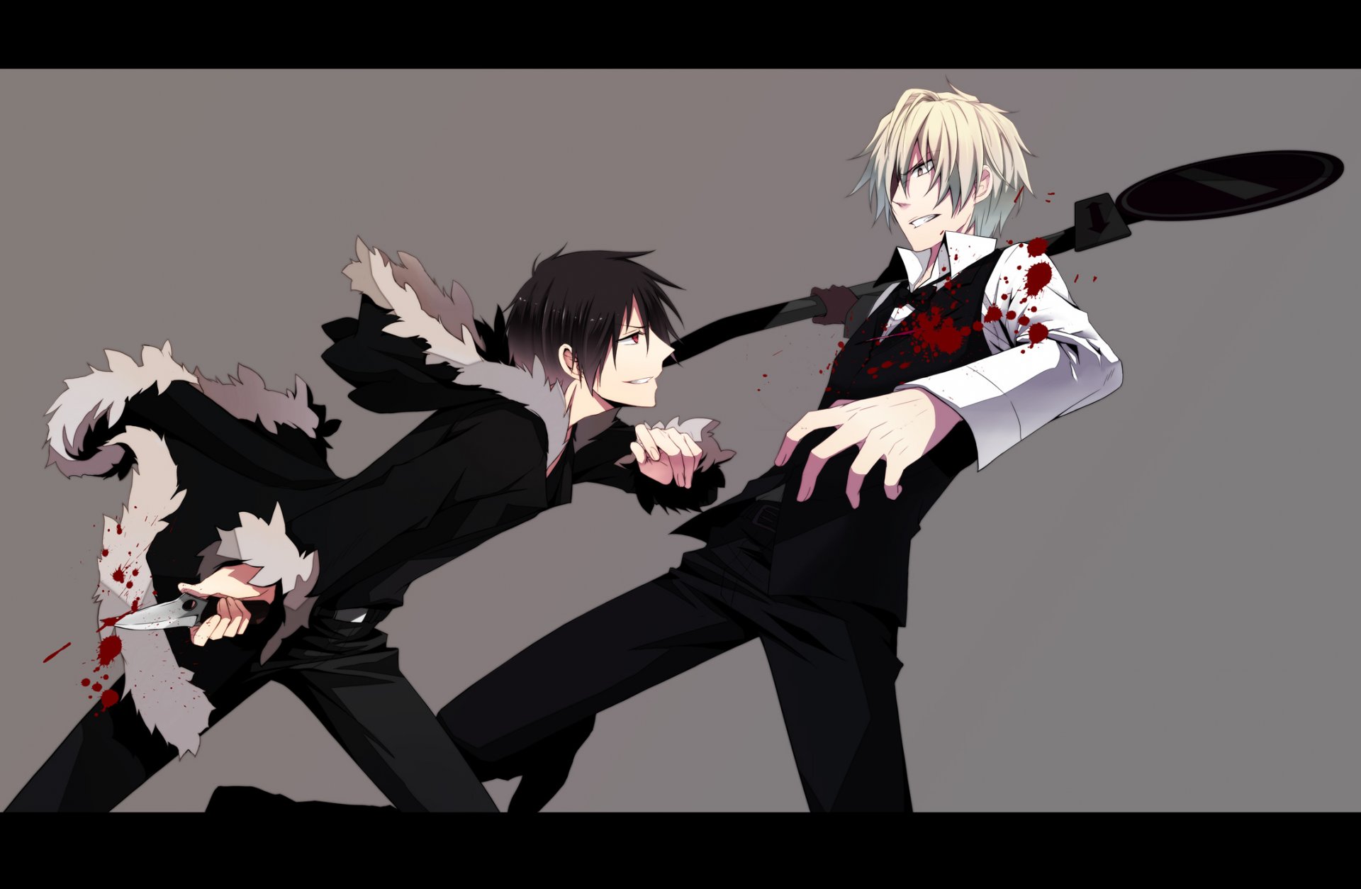 durarara shizuo haywajima izaya orihara durarara freund blut