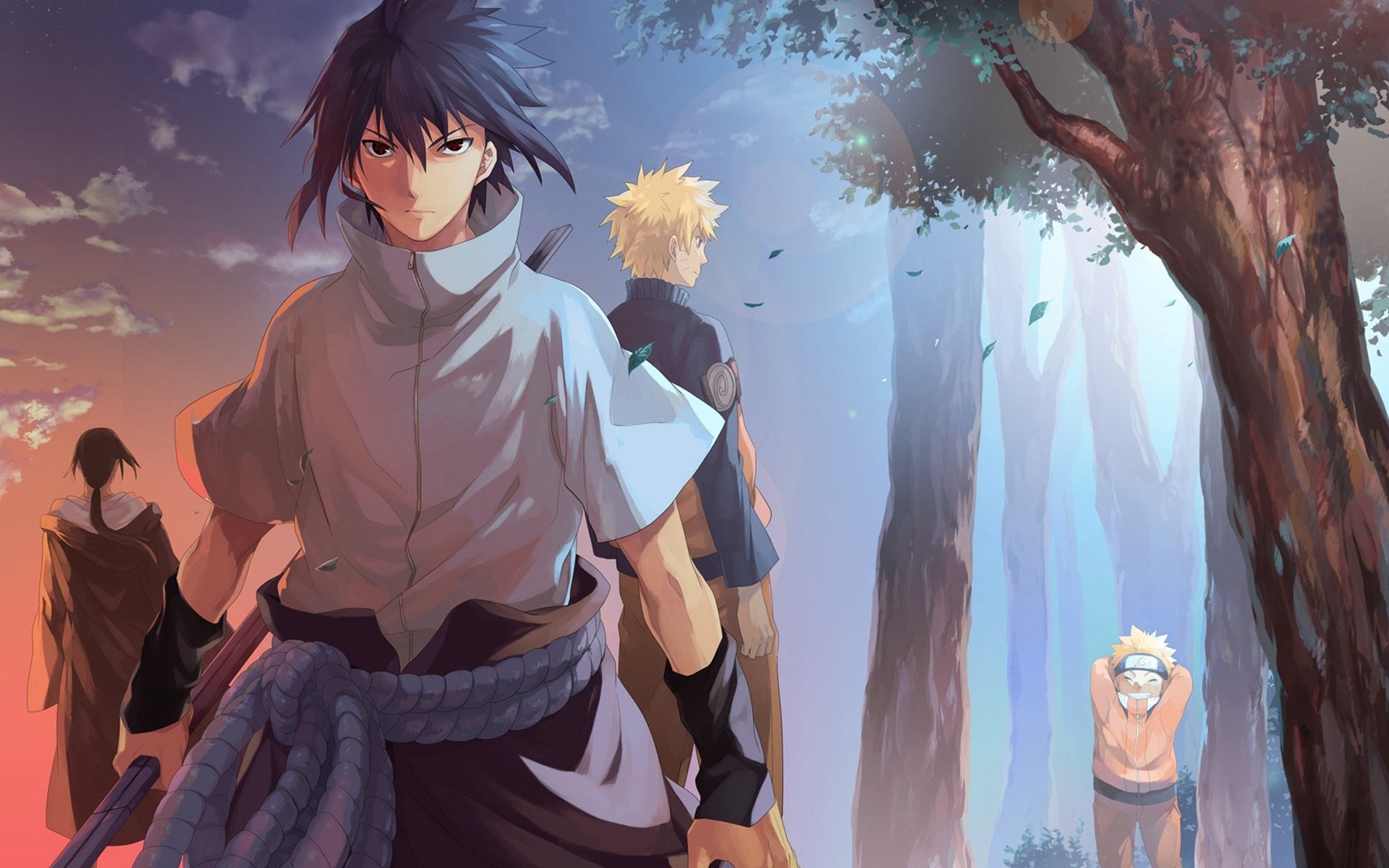 anime arte naruto sasuke naruto uzumaki itachi uchiha