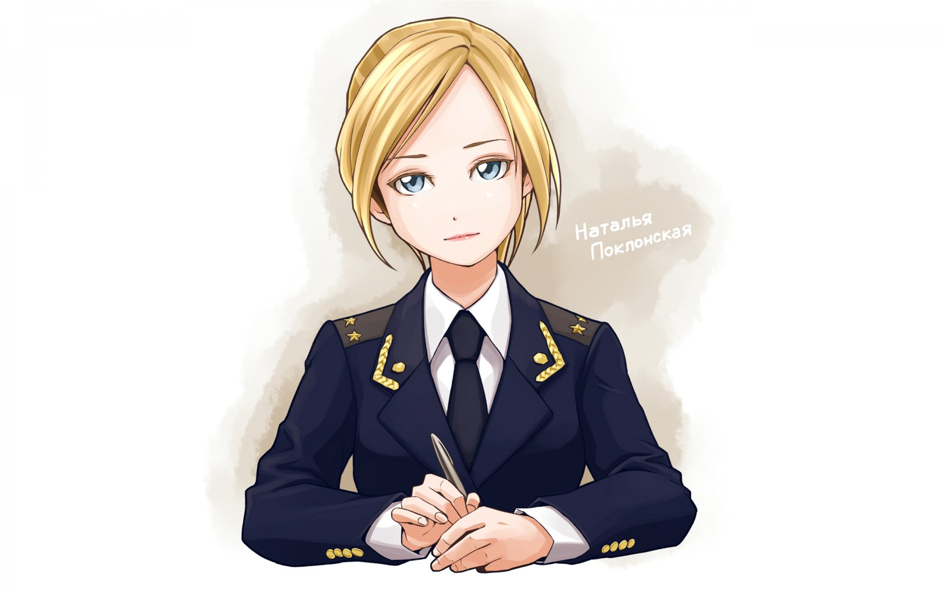 natalia poklonskaya fille portrait anime