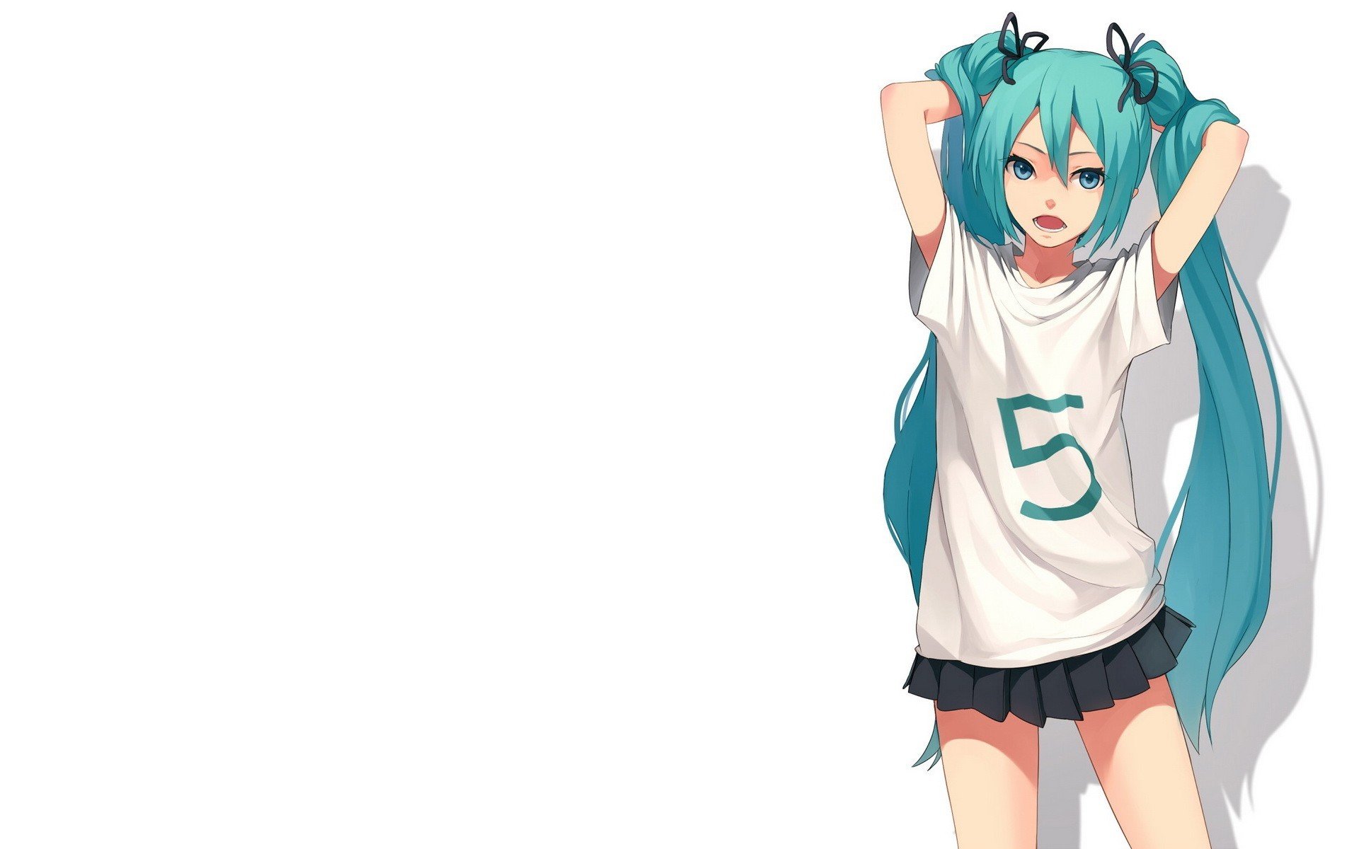 hatsune miku vocaloid miku hatsune vocaloid pelo largo