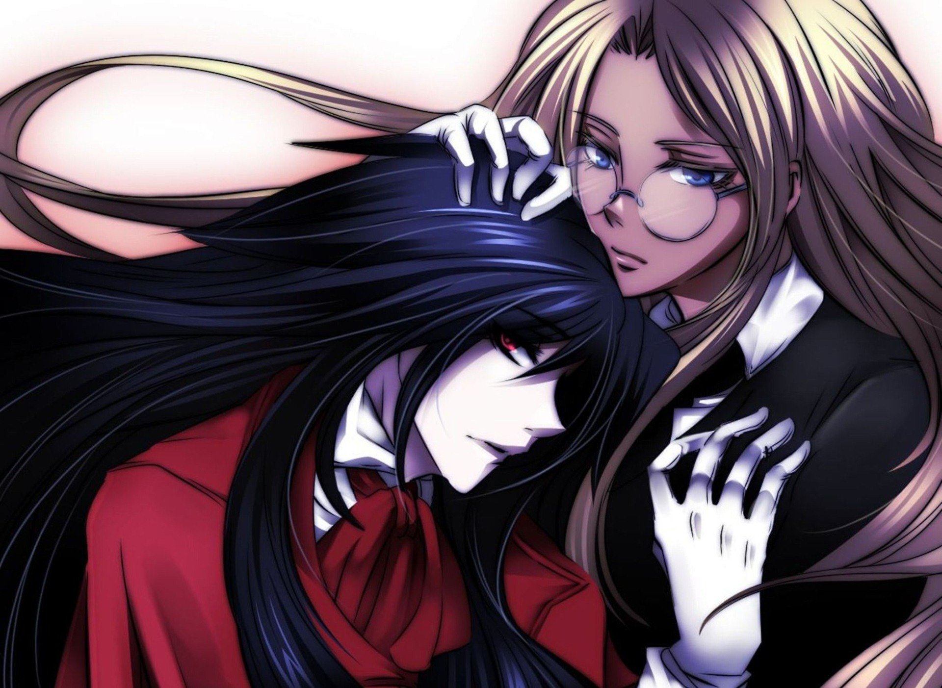 hellsing alukard woman integra vampire alukard