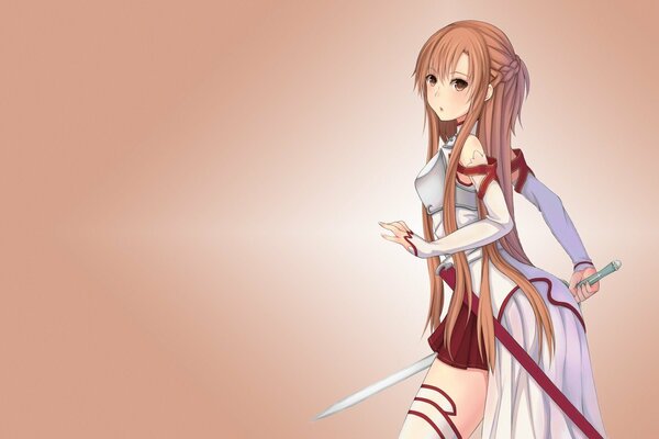 Asuna Yuki de el Maestro de la espada 