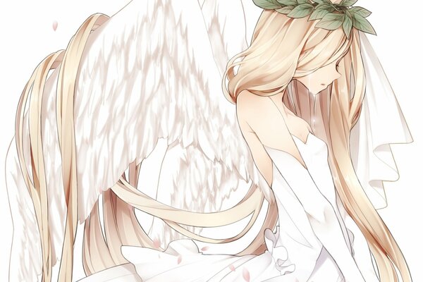 Mädchen Engel mit Flügeln