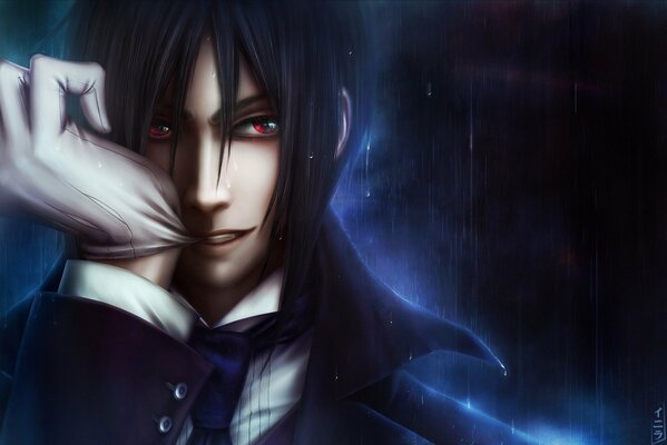 Sebastian de l anime The Dark majordome . 