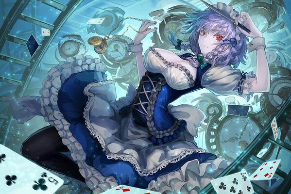 Anime on the theme of Alice in Wonderland