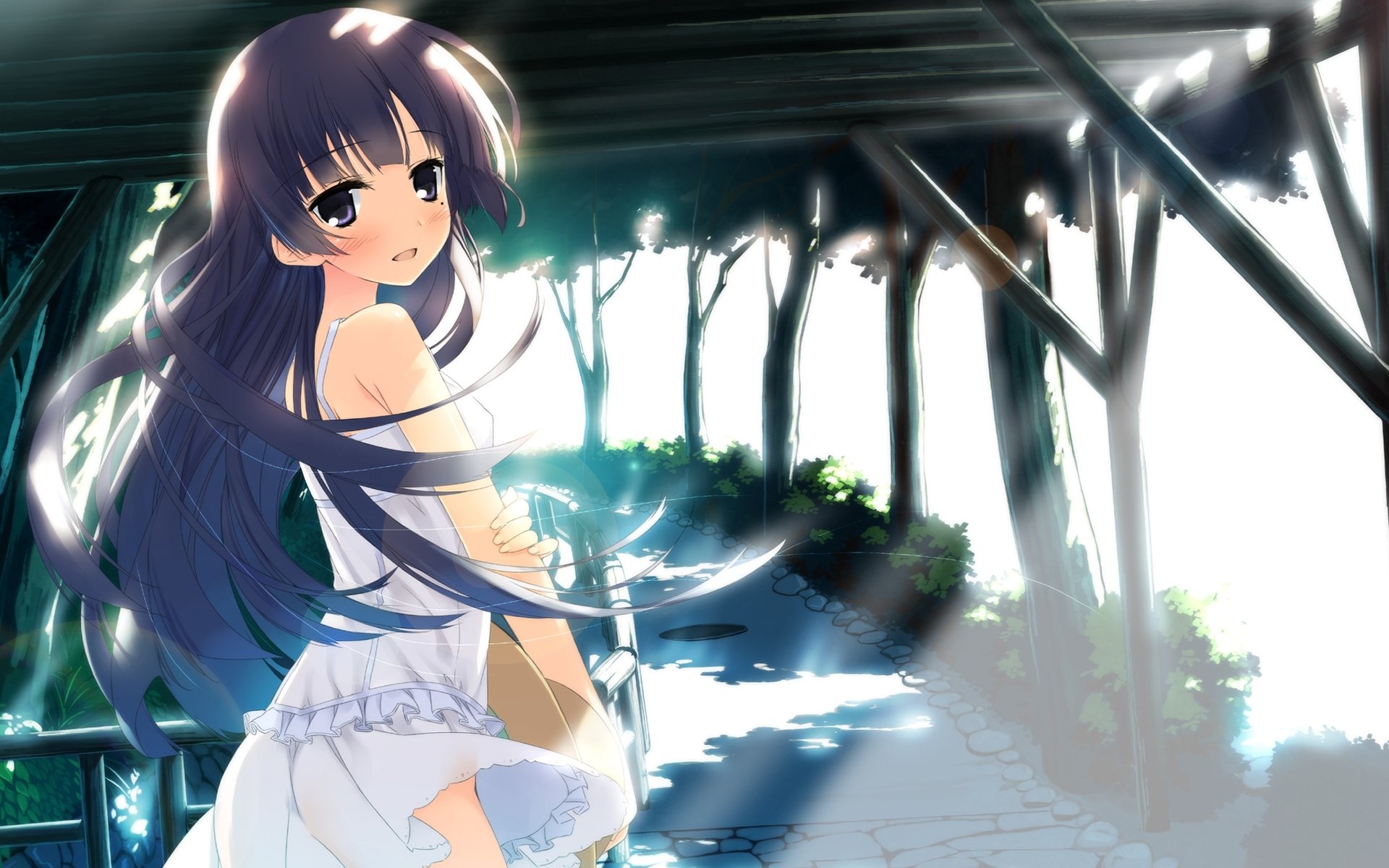 art girl ruri gokou light reflections track confused