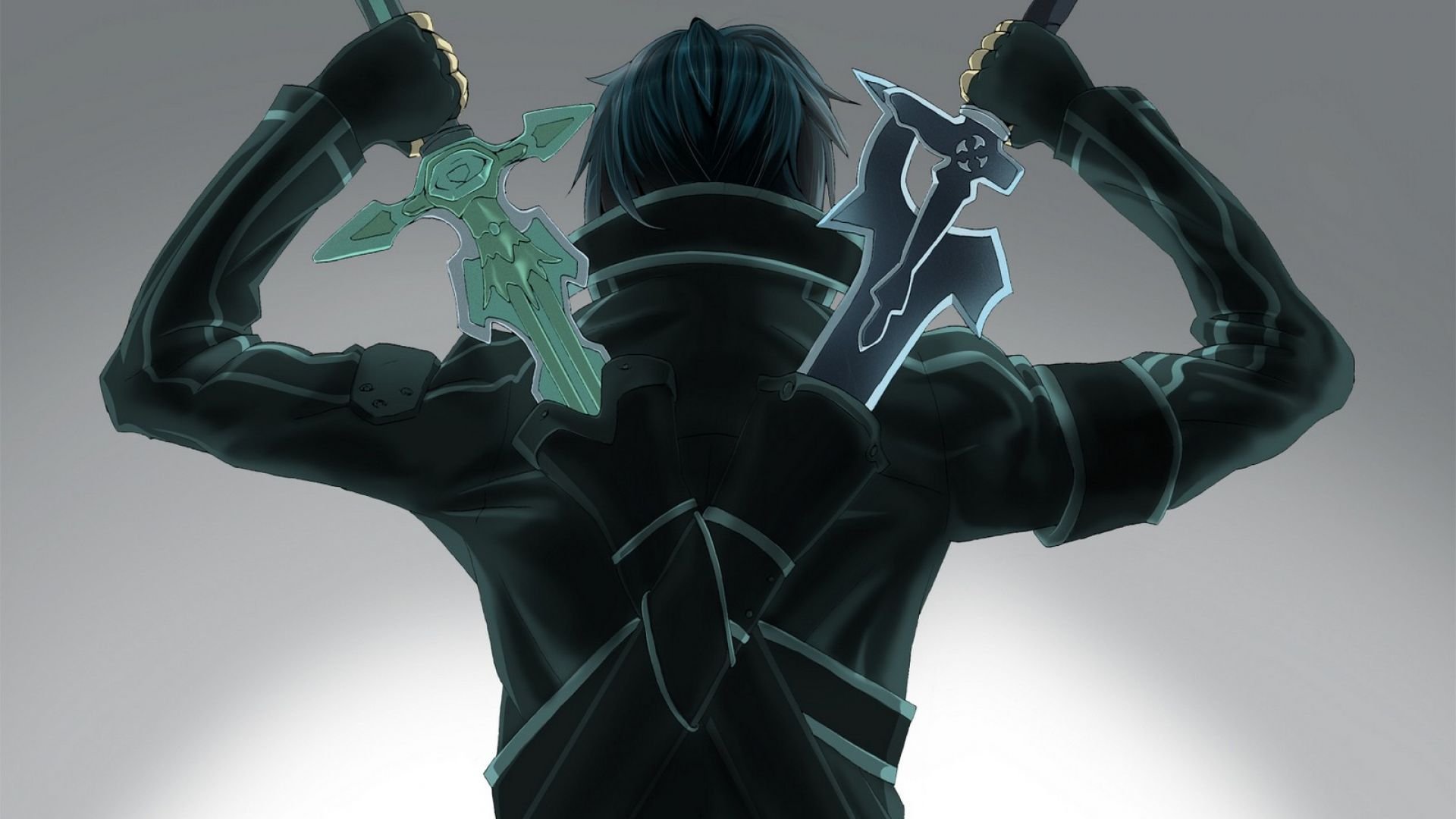 spada arte online kirito due spade spin maestro di spada online