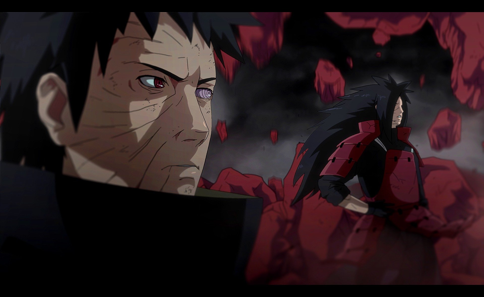 naruto hurrikan-chroniken uchiha obito madara sharingan rinnegan