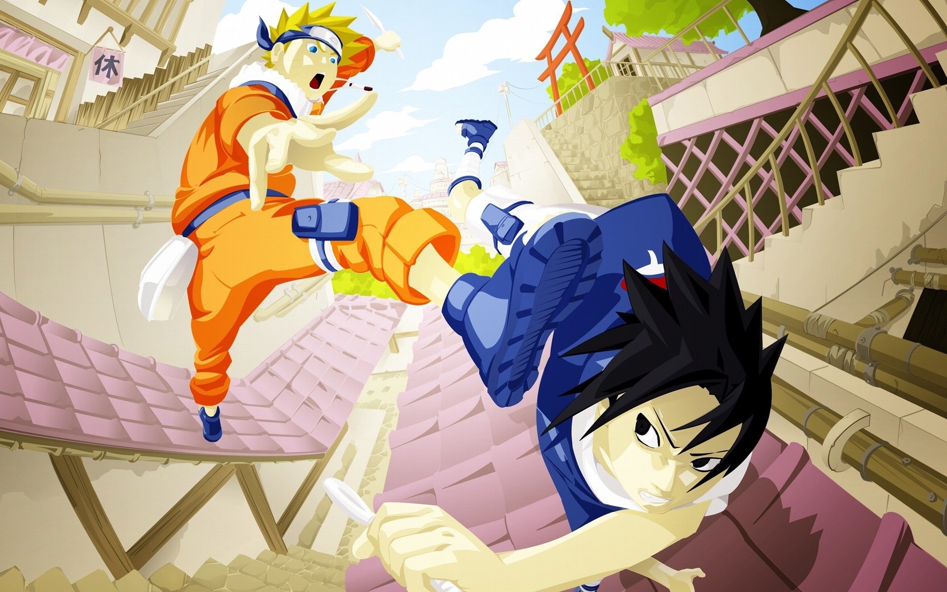 anime naruto naruto uzumaki uchiha sasuke uzumaki naruto art