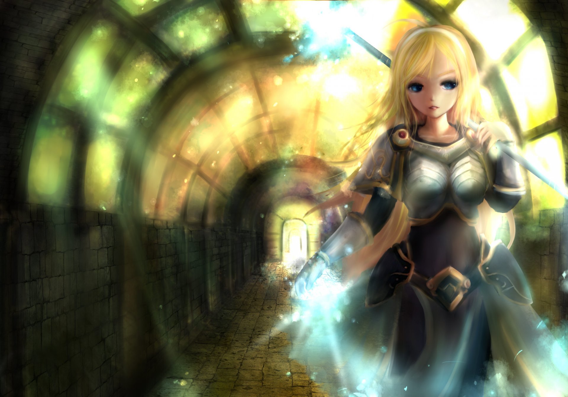 kunst zhang xiao bo league of legends luxus mädchen tunnel magie waffe