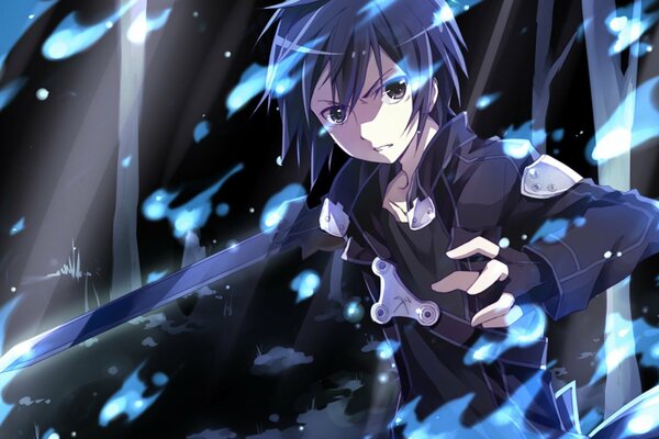 Masters of the sword online anime Kirito