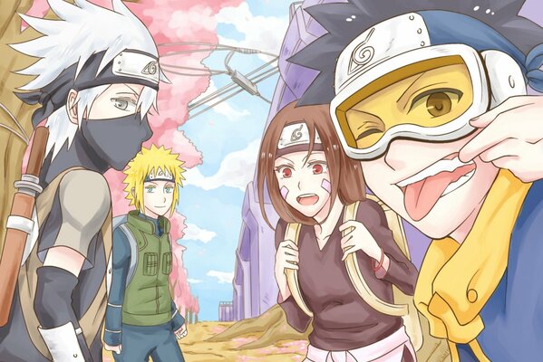 Divertida imagen del anime Naruto