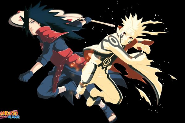 Cornice anime naruto vs Madara