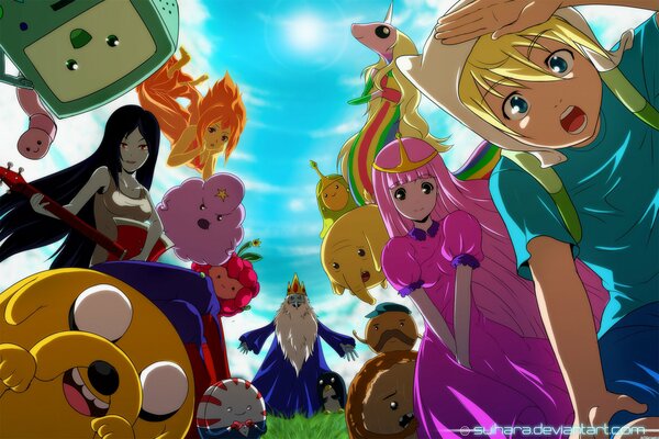 Toon anime Adventure Time