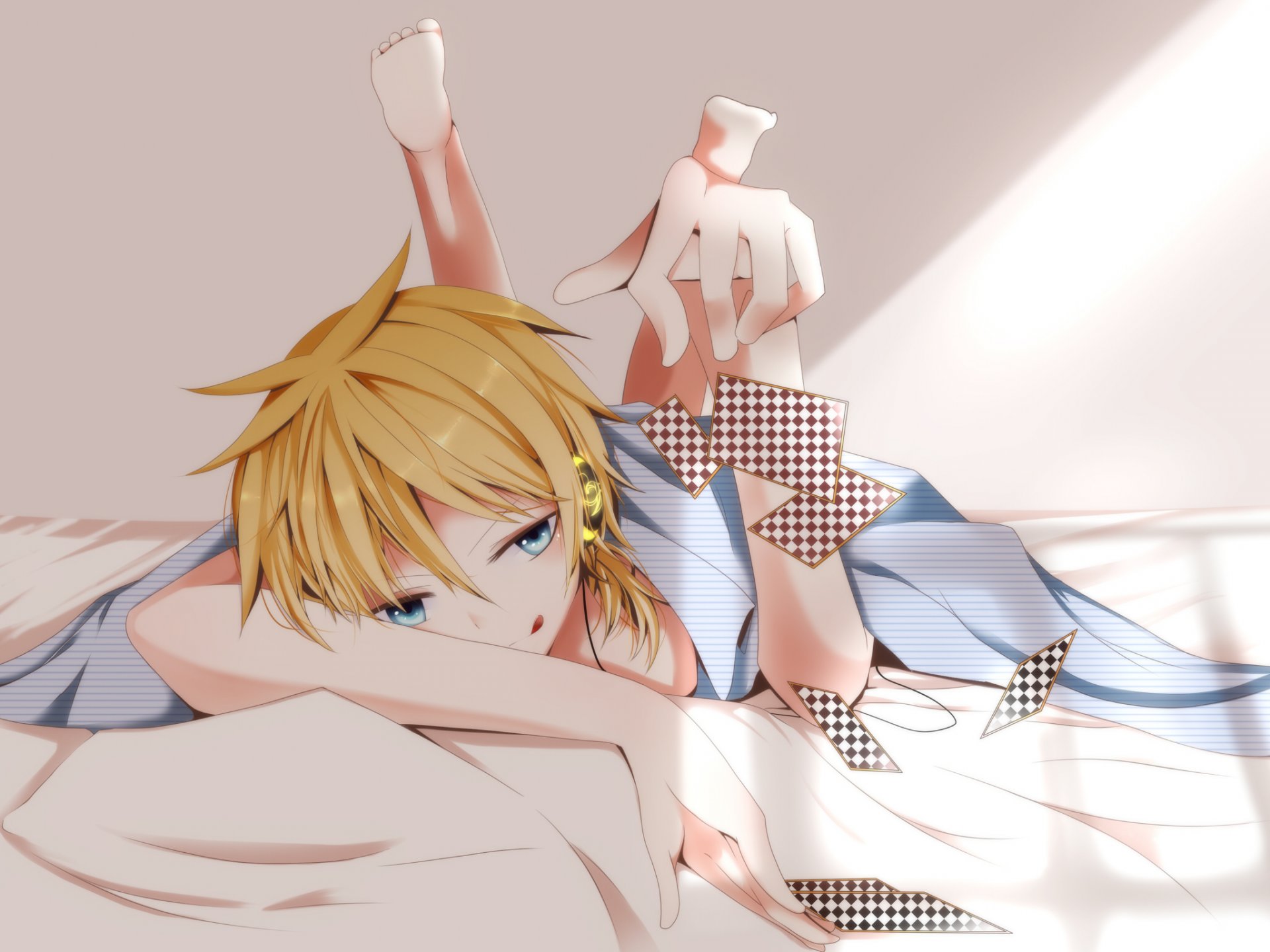 anime guy map mood vocaloid len kagamine len vocaloid