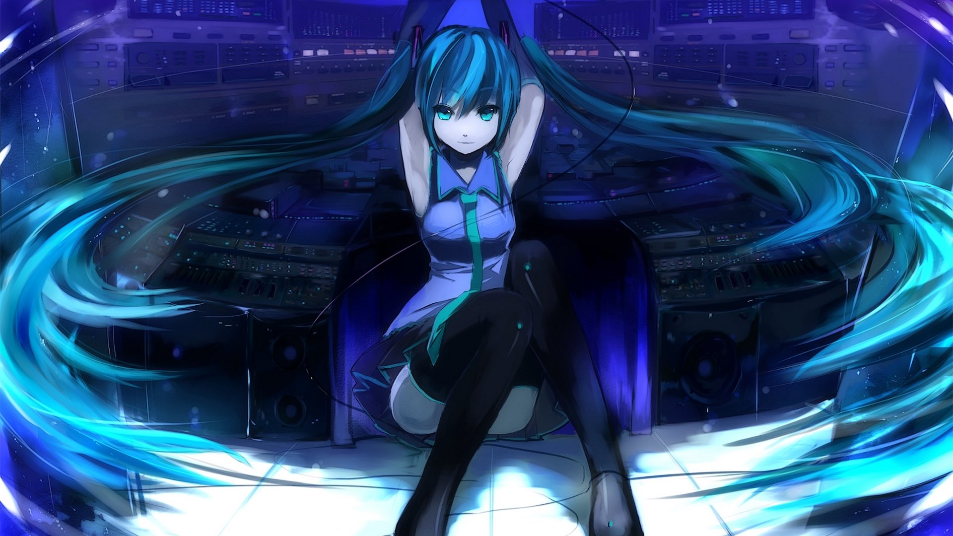 vocaloid vocaloid hatsune miku hatsune miku anime chica