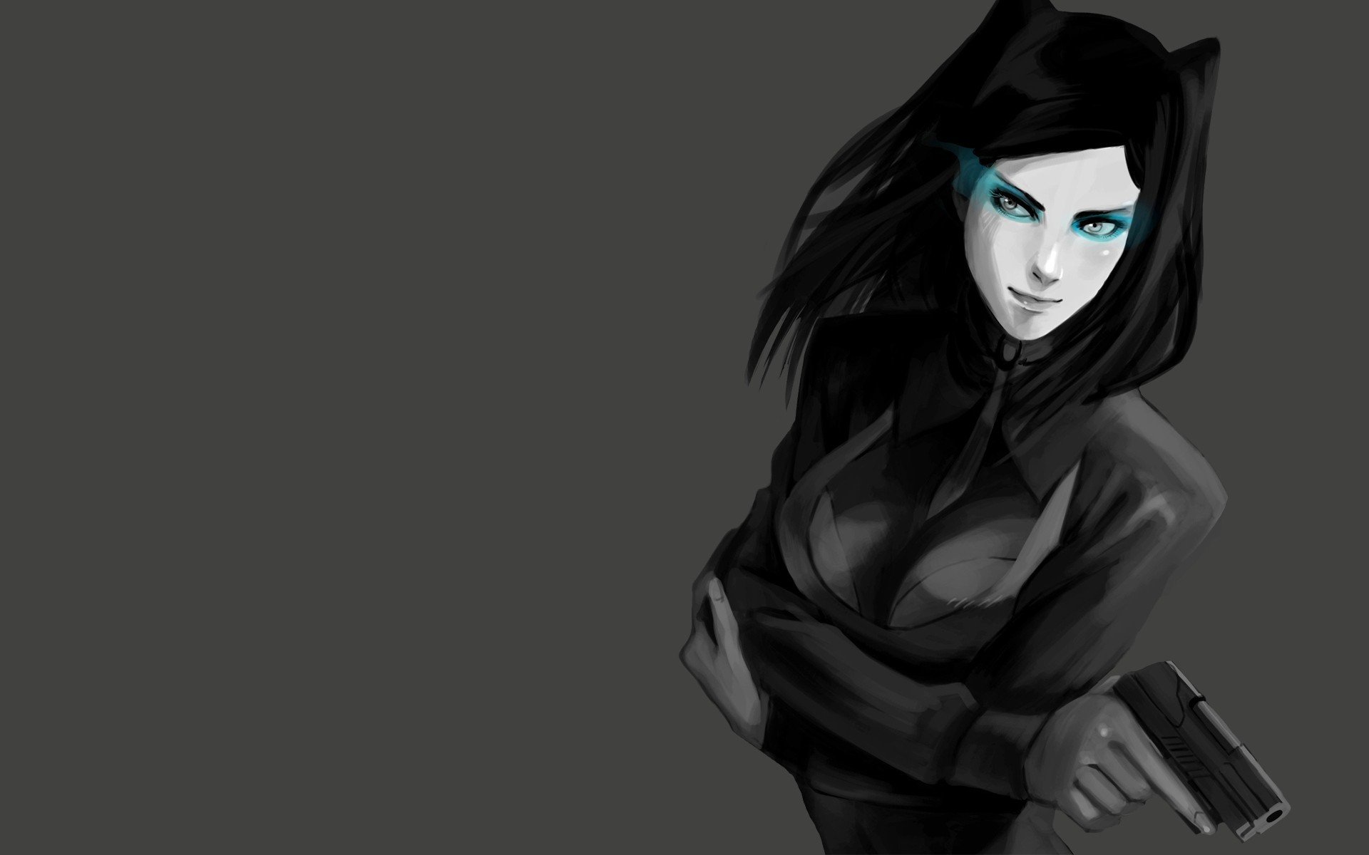 anime ragazza ergo proxy re-l mayer pistola arte