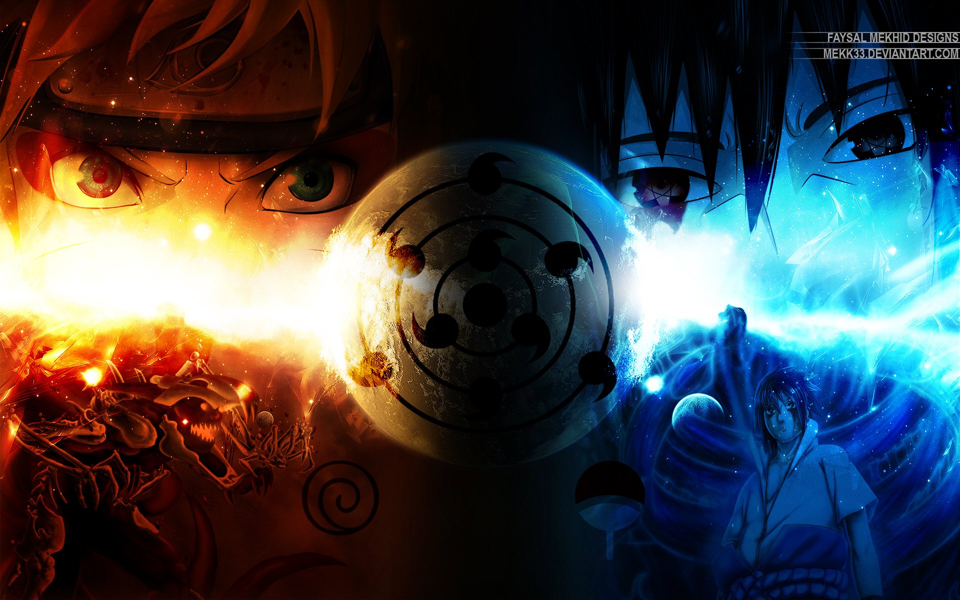 naruto uzumaki naruto uchiha sasuke blonde hair sharingan nine foxe