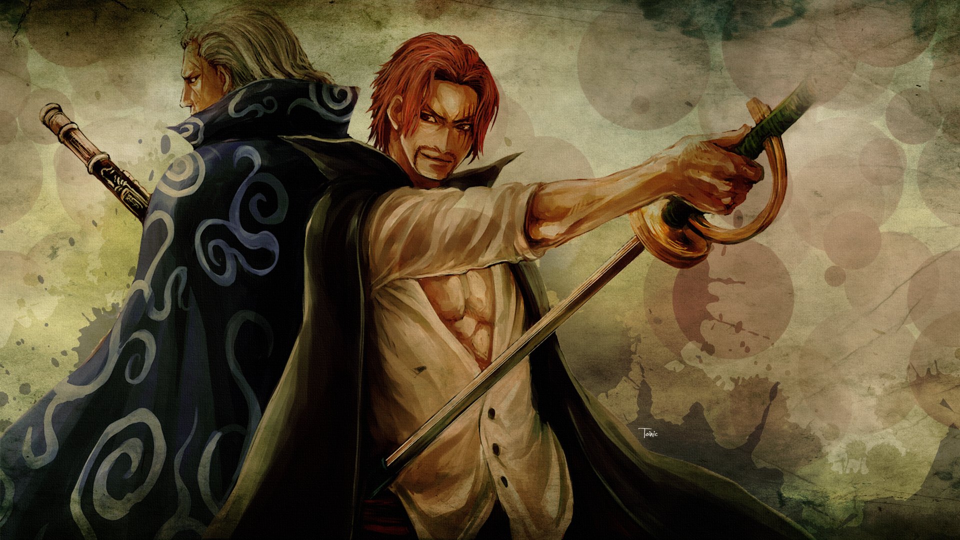 one piece shanks beckman