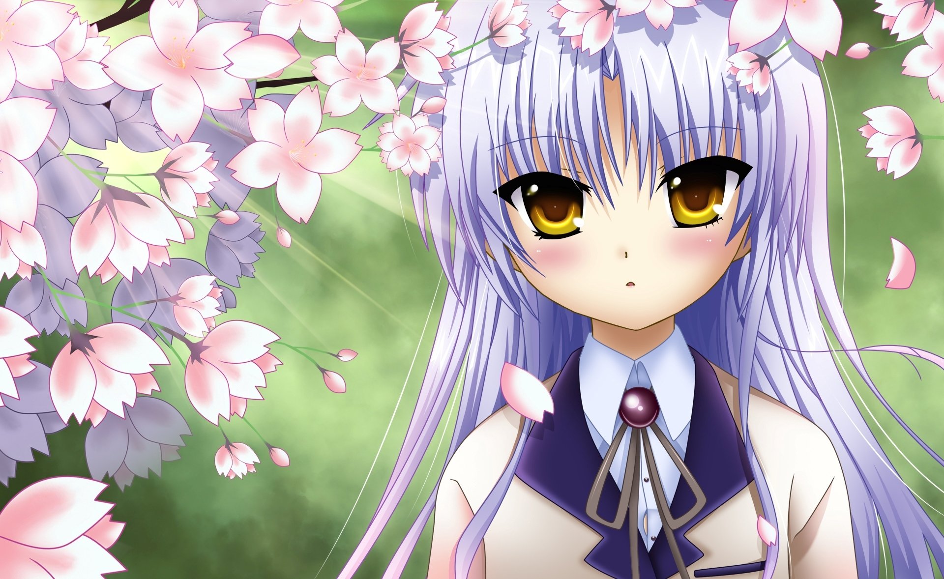 anime angel beats angel beats kanade tachibana tenshi angelo kanade tachibana sakura