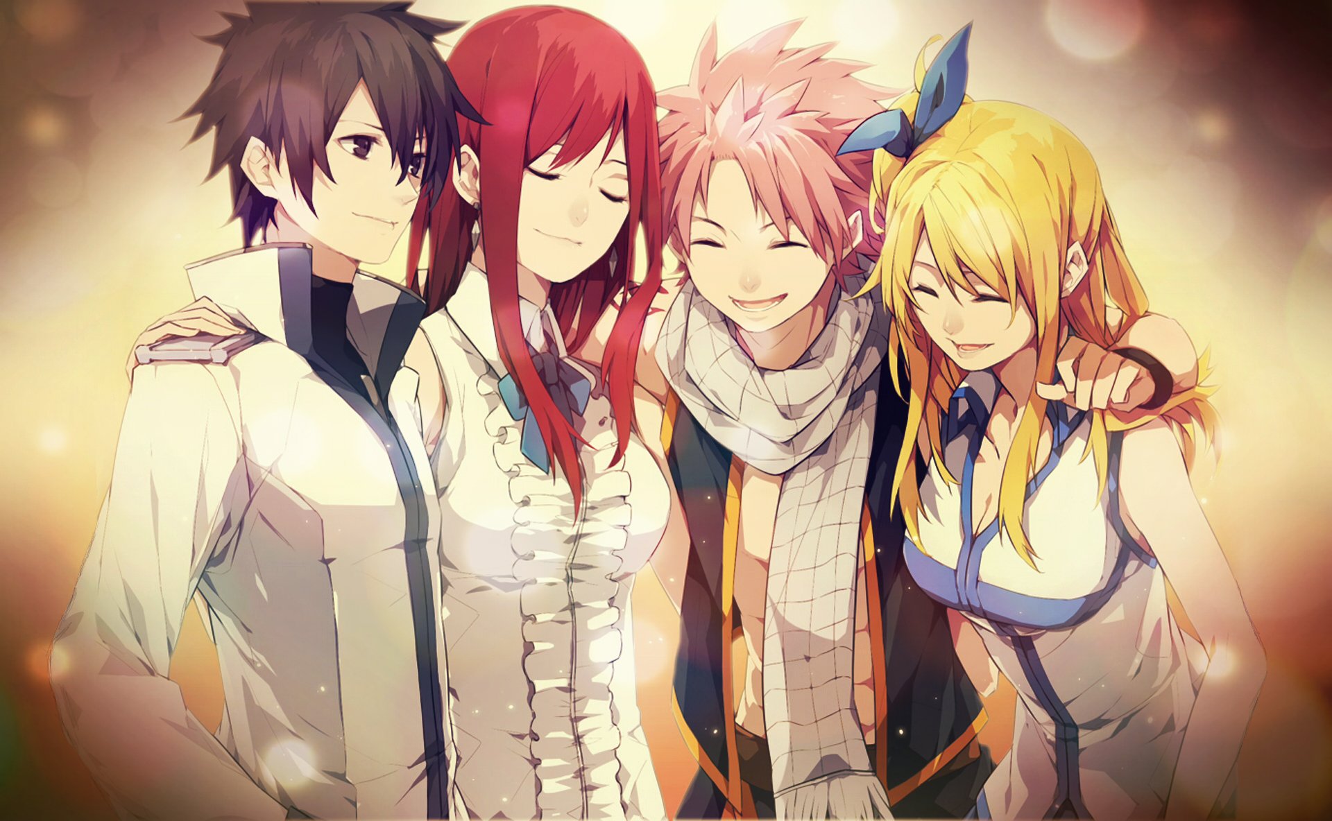 bajka bajka o fairy tail postacie gray natsu elsa erza lucy