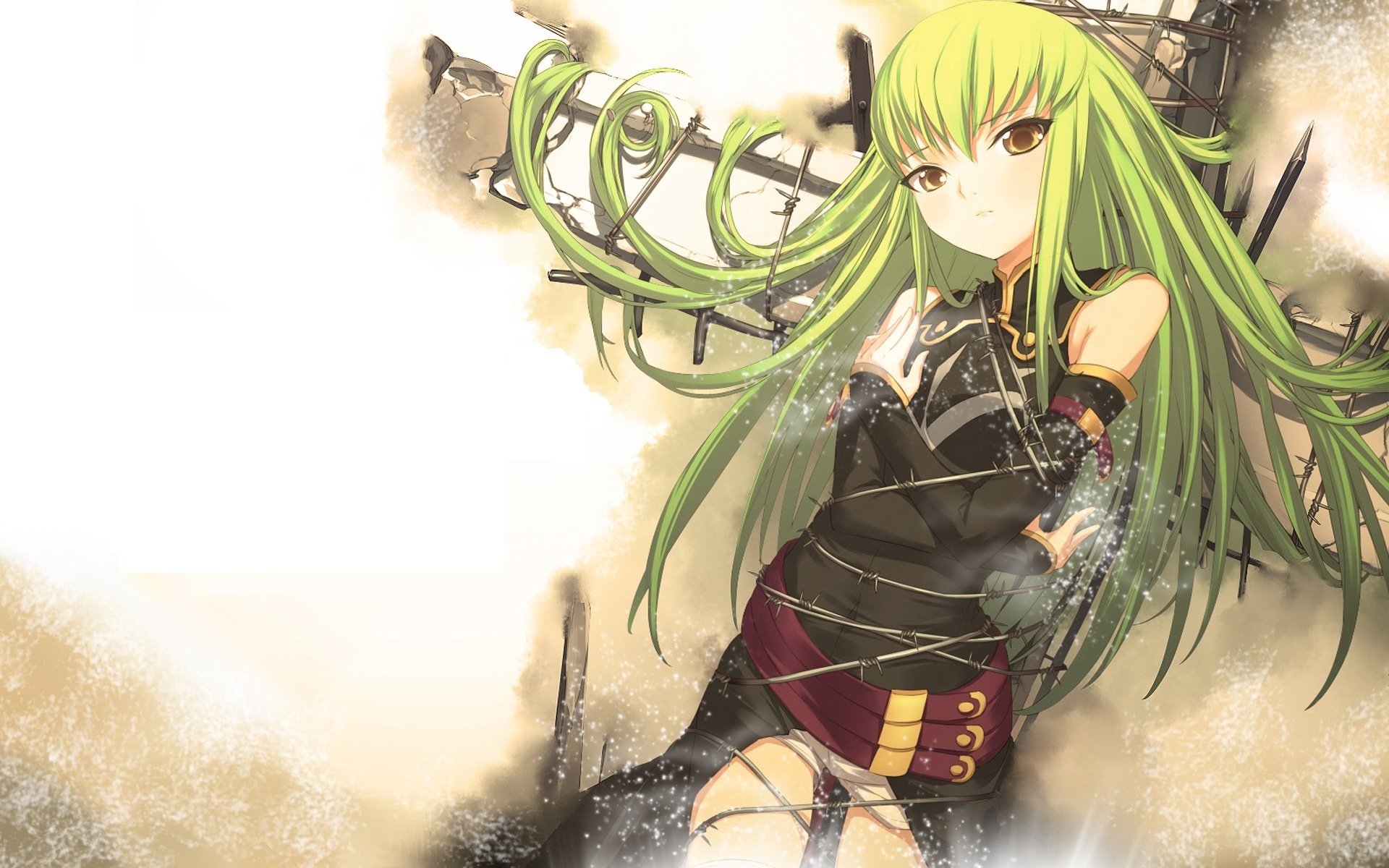 cc code geass code geass hexe stacheldraht gebunden