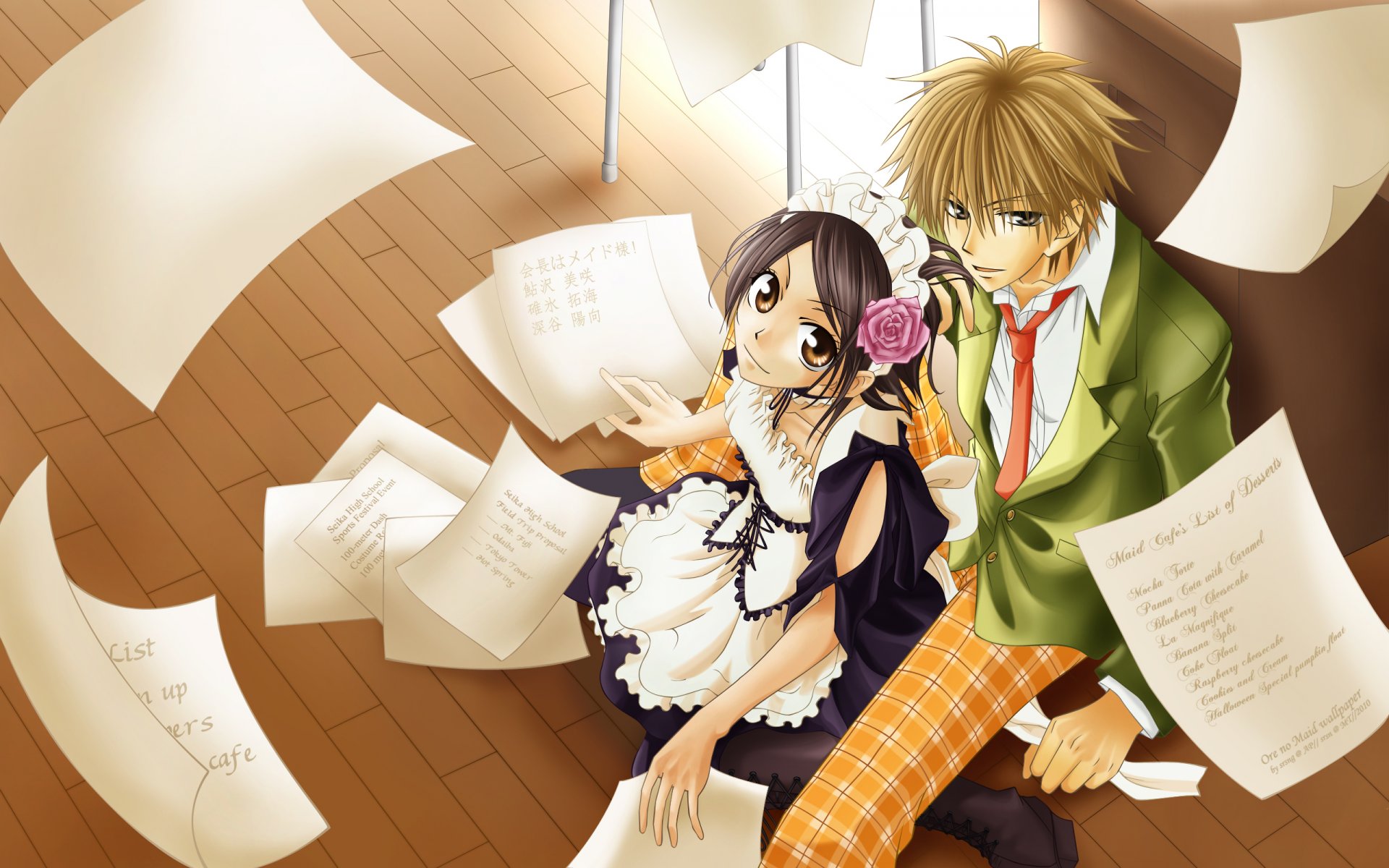 kaichou wa cameriera-se stessa misaki ayuzawa takumi usui anime ragazza fidanzato cameriera