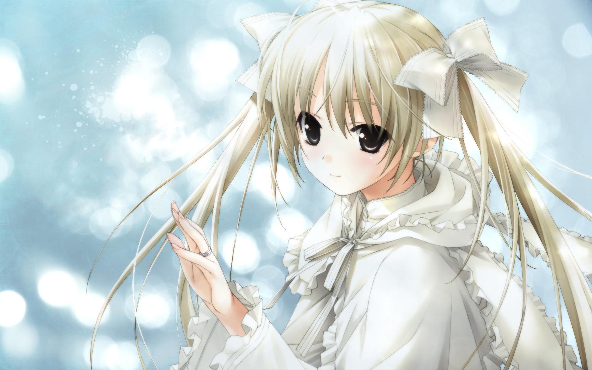 kasugano sora yosuga sora chica anillo arcos cinta