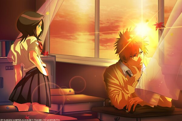 Ichigo Kurosaki anime about schoolchildren