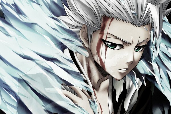 Anime Bankai sur fond blanc