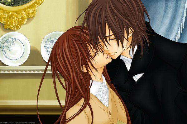 A kiss of a girl and a vampire knight