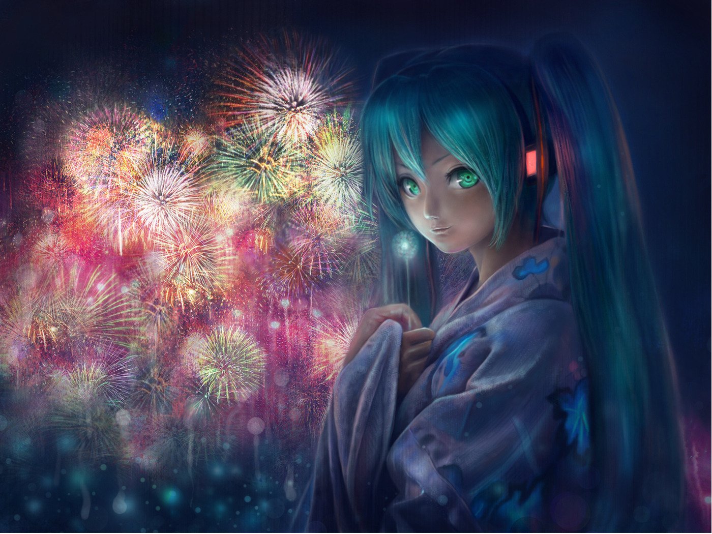 vocaloid feuerwerk hatsune miku