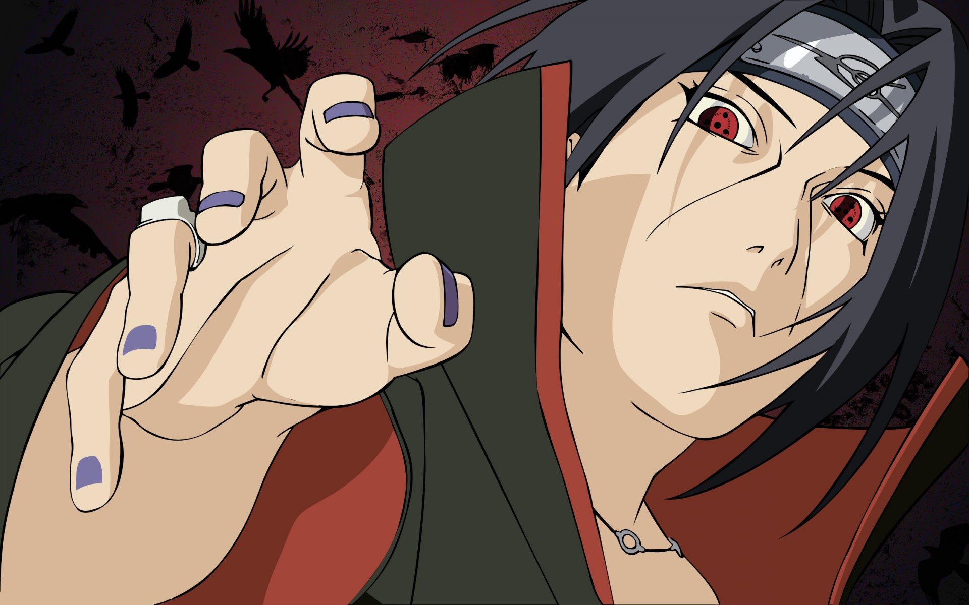 naruto uchiha itachi ring sharingan view