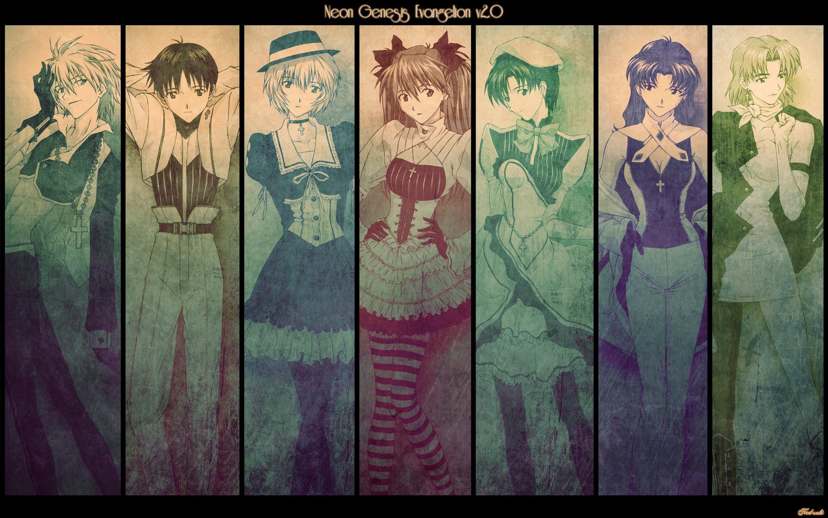 anime evangelion personnages