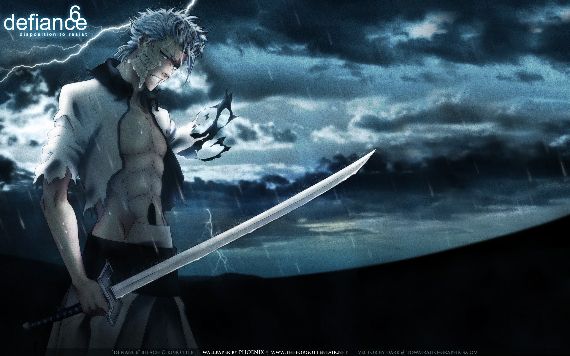 anime lejía lluvia arankar grimmjow