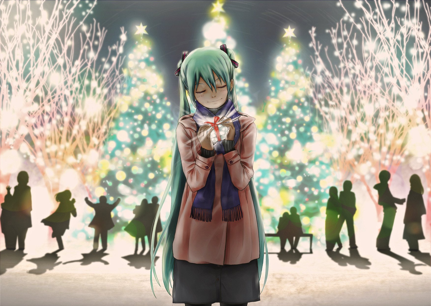 anime vocaloid miku neujahr urlaub geschenk