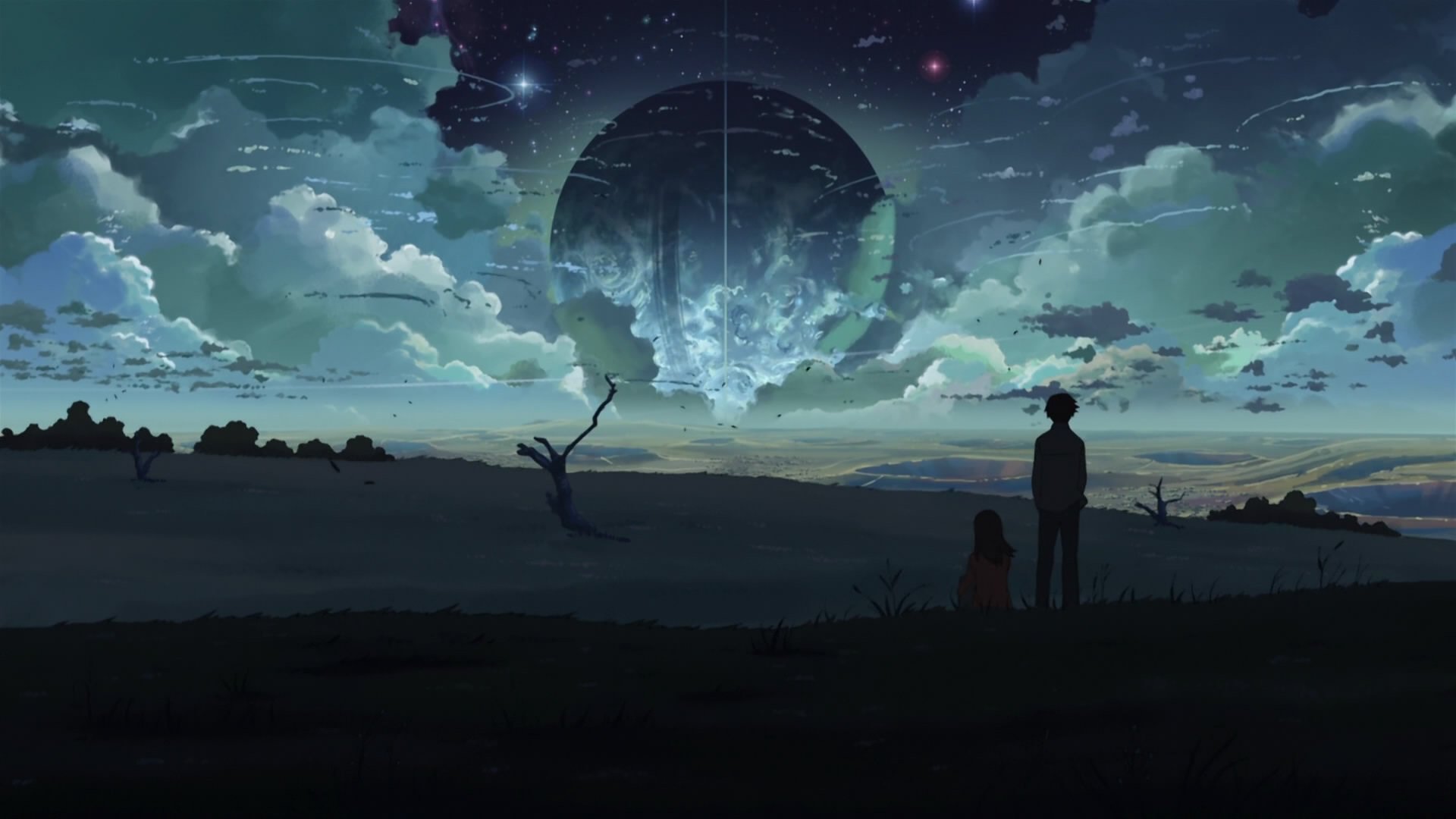 makoto shinkai 5 centimeters per second fantasy planet