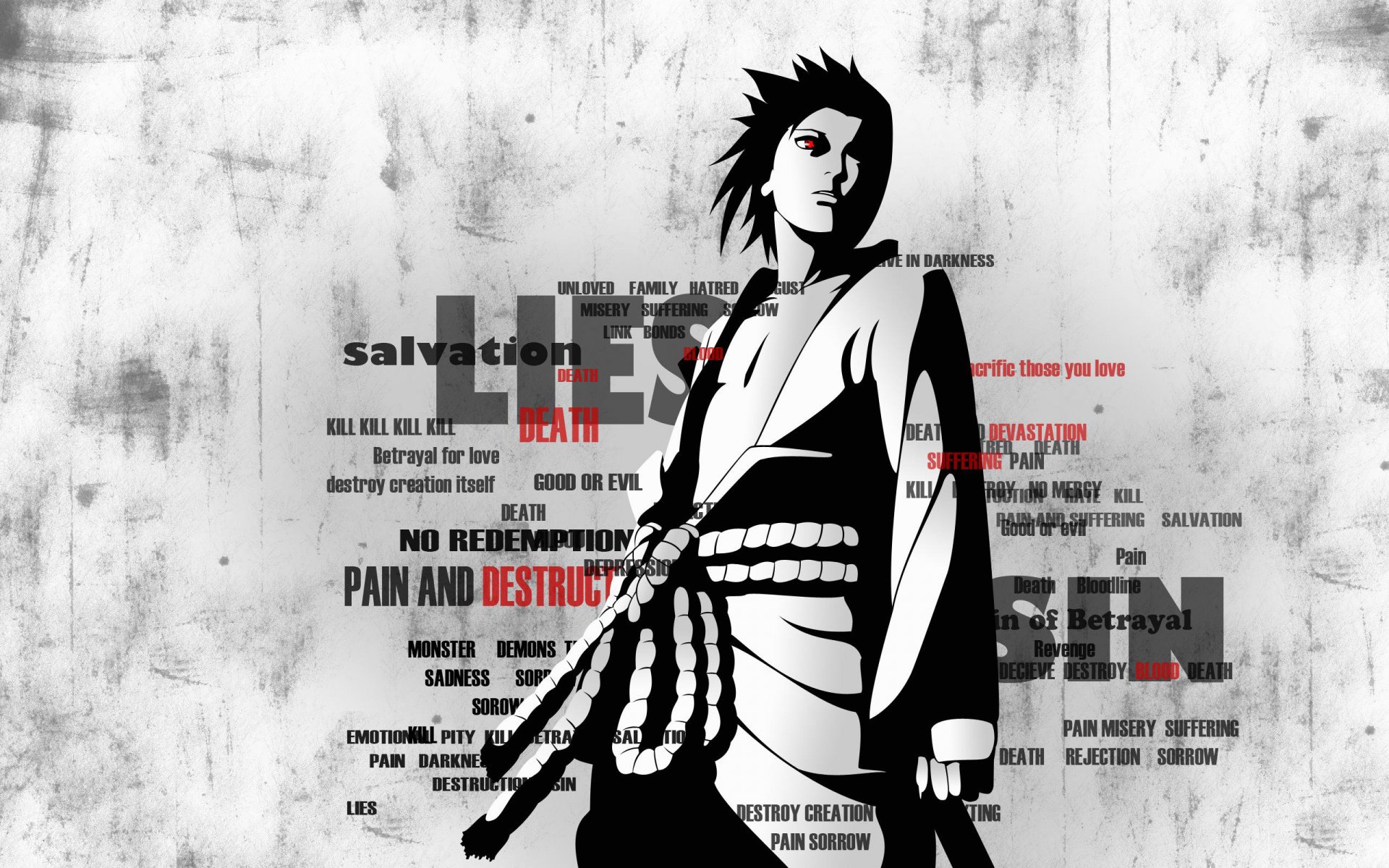 sasuke naruto shippuuden inschrift